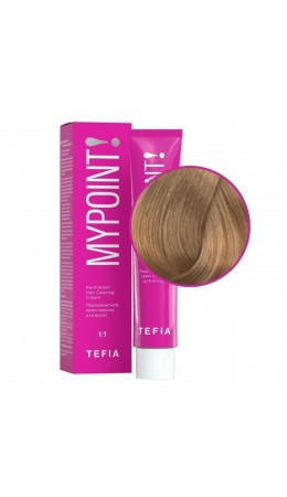 TEFIA Mypoint 8.37 Перманентная крем-краска для волос / Светлый блондин золотисто-фиолетовый,  60 мл