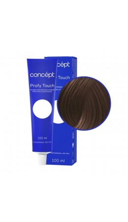 Concept Profy Touch 6.77 Профессиональный крем-краситель для волос, интенсивный коричневый, 100 мл