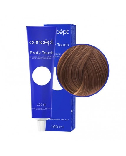 Concept Profy Touch 7.73 Профессиональный крем-краситель для волос, светло-русый коричнево-золотистый, 100 мл