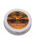 Lady Henna Краска для бровей на основе хны чёрная / Premium Line