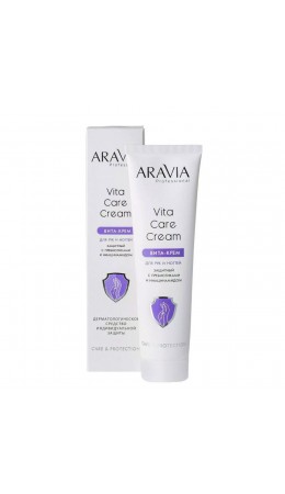 Aravia Крем для рук и ногтей защитный с пребиотиками и ниацинамидом / Vita Care Cream, 100 мл