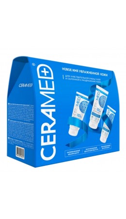 Ceramed Подарочный набор: крем для рук, крем для ног, крем для лица и тела / Healthy Skin, 75 мл x 2, 100 мл