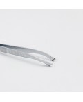 Zinger Пинцет для бровей дугообразный скошенный / Standard 86053 M, серебристый