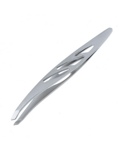 Zinger Пинцет для бровей скошенный / Standard 86121 М, серебристый