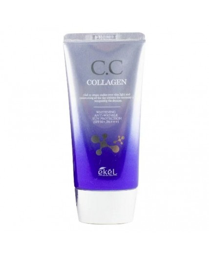 Ekel CC крем для лица / CC Cream (Tube) Collagen SPF 50, 50 мл