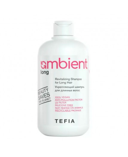 TEFIA  Ambient Укрепляющий шампунь для длинных волос / Long Revitalizing Shampoo for Long Hair, 250 мл