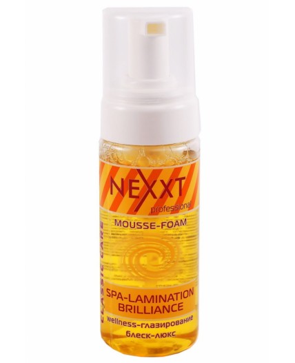 Nexxt Мусс-пенка для объема и экстрасильной фиксации волос / Spa-Lamination Brilliance, 150 мл