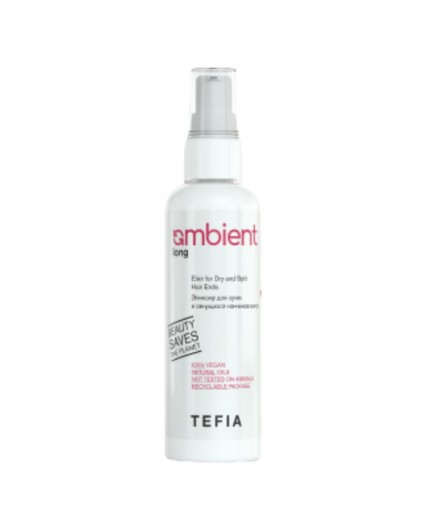 TEFIA  Ambient Эликсир для сухих и секущихся кончиков волос / Long Elixir for Dry and Split Hair Ends, 100 мл
