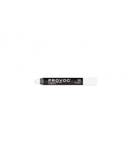 Provoc Тени-карандаш водостойкие, №02 / Eyeshadow Gel Pencil, жемчужный шиммер