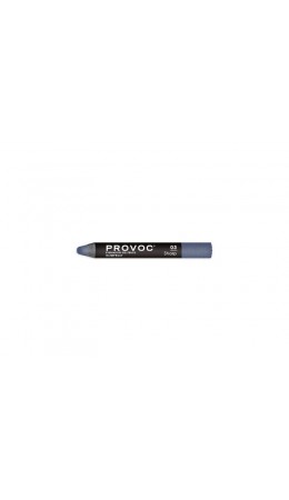 Provoc Тени-карандаш водостойкие, №03 / Eyeshadow Gel Pencil, мокрый асфальт шиммер