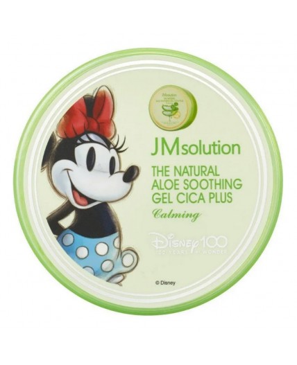 JMsolution Успокаивающий гель для лица и тела с алоэ и центеллой / Disney100 Minnie The Natural Aloe Soothing Gel Plus Calming, 300 мл