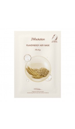 Jmsolution Тканевая маска для лица очищающая с ячменём / Plansynergy Airy Mask Barley, 30 мл