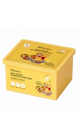 JMsolution Набор питательных тканевых масок для лица с медом / Disney Quick Routine Nourishing Honey Mask, 350 мл