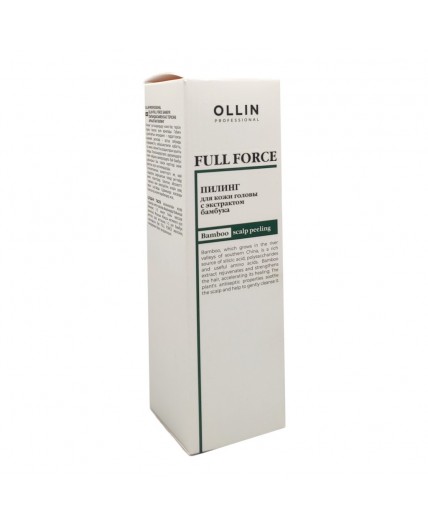 Ollin Пилинг для кожи головы с экстрактом бамбука / Full Force, 80 мл