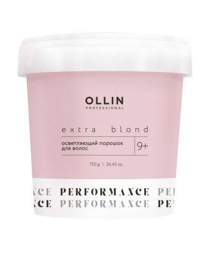 Ollin Осветляющий порошок для волос / Extra Blond Performance 9+, 750 г