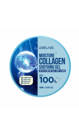 Lebelage Универсальный гель  с коллагеном / Moisture Collagen 100% Soothing Gel, 300 мл