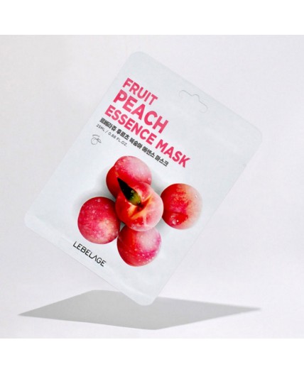 Lebelage Увлажняющая тканевая маска с персиком / Fruit Peach Essence Mask, 25 мл