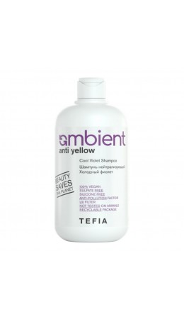 TEFIA Ambient Шампунь для волос нейтрализующий Холодный фиолет / Anti Yellow Cool Violet Shampoo, 250 мл