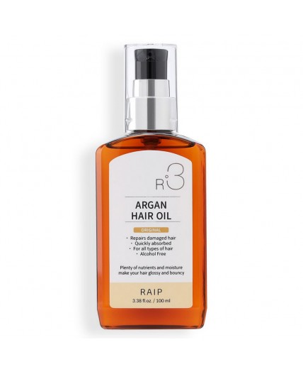 RAIP Аргановое масло для волос оригинальное / R3 Argan Hair Oil Original, 100 мл