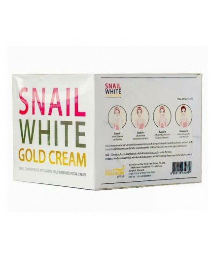 Royal Thai Herb Крем для лица с муцином улитки с антивозрастным и лифтинг-эффектом / Snail White Gold Cream, 50 мл