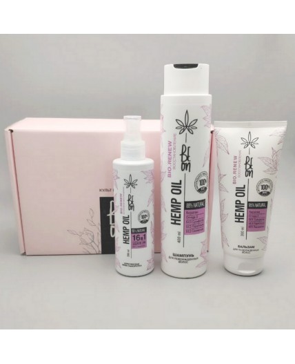 BeOn Подарочный набор для ухода за волосами №5 Восстановление (шампунь, бальзам, крем-спрей), 400 мл, 200 мл x 2