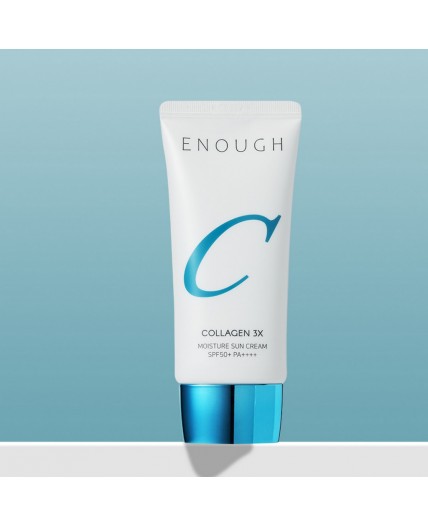 Enough Солнцезащитный крем для лица с коллагеном / Collagen 3X Moisture Sun Cream SPF50 PA+++, 50 мл