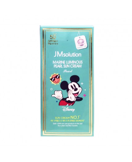 Jmsolution Увлажняющий солнцезащитный крем с жемчугом / Marine Luminous Pearl Sun Cream Pearl SPF50+/PA++++ Disney Mickey, 50 мл