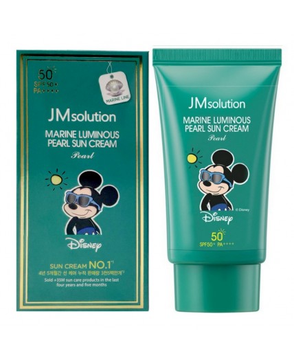 Jmsolution Увлажняющий солнцезащитный крем с жемчугом / Marine Luminous Pearl Sun Cream Pearl SPF50+/PA++++ Disney Mickey, 50 мл