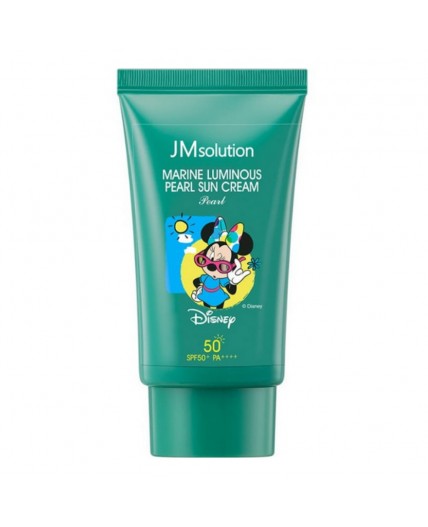 Jmsolution Увлажняющий солнцезащитный крем с жемчугом / Marine Luminous Pearl Sun Cream Pearl SPF50+/PA++++ Disney Minnie, 50 мл