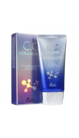 Ekel CC крем для лица с коллагеном / CC Cream Collagen SPF 50+ PA+++, 50 мл