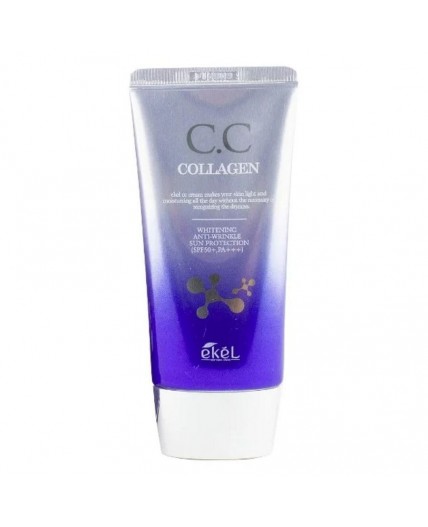 Ekel CC крем для лица с коллагеном / CC Cream Collagen SPF 50+ PA+++, 50 мл