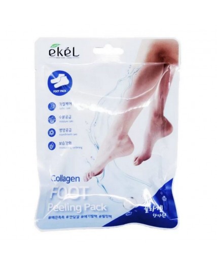 Ekel Пилинг-носочки для ног с коллагеном / Collagen Foot Peeling Pack, 40 мл
