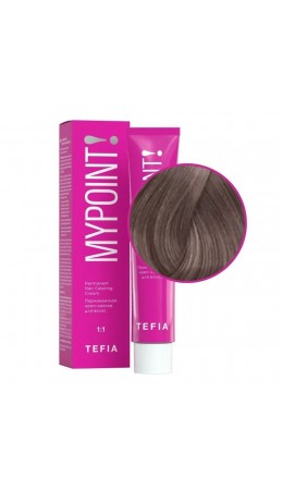 TEFIA Mypoint 7.17 Перманентная крем-краска для волос / Блондин пепельно-фиолетовый, 60 мл