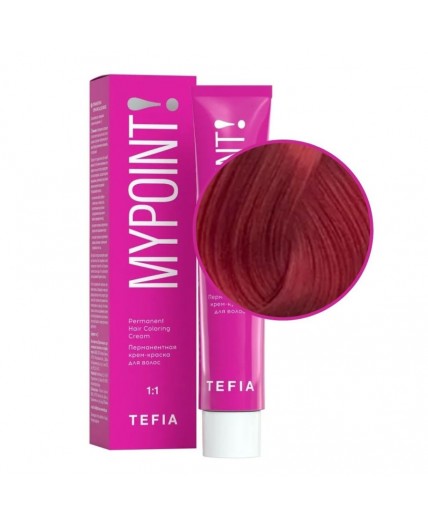 TEFIA Mypoint 7.5 Перманентная крем-краска для волос / Блондин красный, 60 мл
