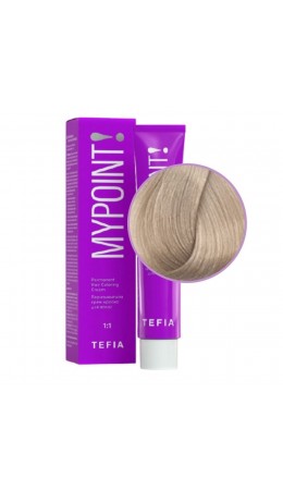 TEFIA Mypoint 10.1 Гель-краска для волос тон в тон / Экстра светлый блондин пепельный, безаммиачная, 60 мл