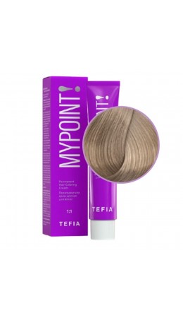 TEFIA Mypoint 9.1 Гель-краска для волос тон в тон / Очень светлый блондин пепельный, безаммиачная, 60 мл