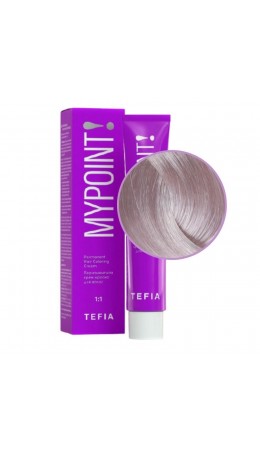 TEFIA Mypoint 10.17 Гель-краска для волос тон в тон / Экстра светлый блондин пепельно-фиолетовый, безаммиачная, 60 мл