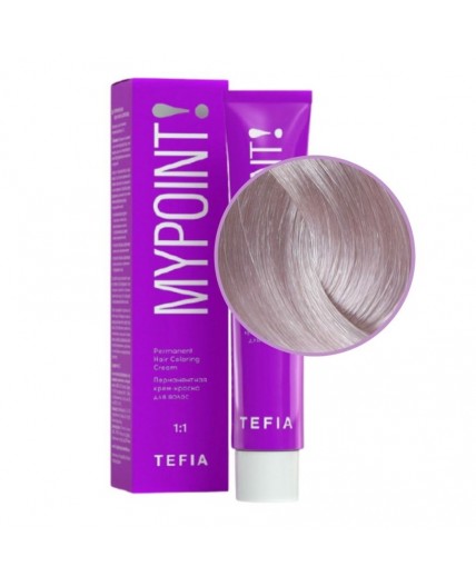 TEFIA Mypoint 10.17 Гель-краска для волос тон в тон / Экстра светлый блондин пепельно-фиолетовый, безаммиачная, 60 мл