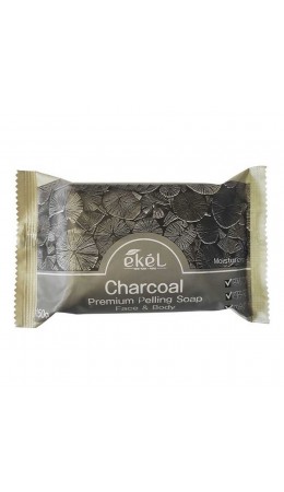 Ekel Мыло косметическое с экстрактом древесного угля / Peeling Soap Charcoal, 150 г