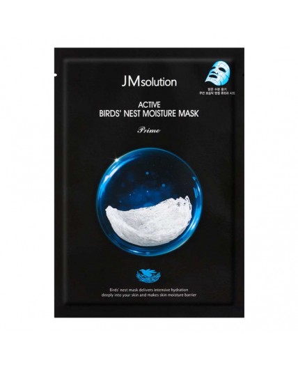 JMsolution Тканевая маска для лица с ласточкиным гнездом / Active Birds Nest Moisture Mask, 30 мл