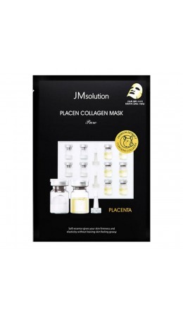JMsolution Плацентарная тканевая маска с коллагеном / Placen Collagen Mask Pure, 30 мл
