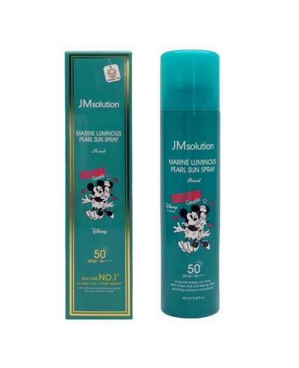 Jmsolution Солнцезащитный спрей с экстрактом жемчуга / Marine Luminous Pearl Sun Spray Disney Couple Favorite SPF50+ PA+++, 180 мл