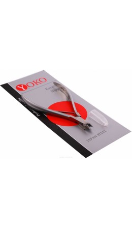 YOKO Кусачки маникюрные для кутикулы / Professional Quality SK 016, одинарная пружина, ручная заточка, 7 мм