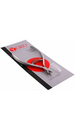 YOKO Кусачки маникюрные для кутикулы / Professional Quality SK 017/4, спиральная пружина, ручная заточка, 4 мм