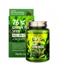 Farm Stay Многофункциональная ампульная сыворотка с зелёным чаем / 76 Green Tea All-In One Ampoule, 250 мл