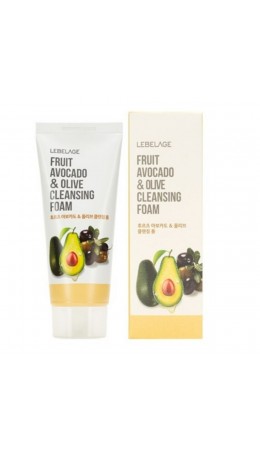 Lebelage Пенка для умывания с экстрактом авокадо и оливы / Fruit Avocado & Olive Cleansing Foam, 100 мл