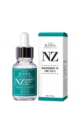 Cos De BAHA Укрепляющая сыворотка для сужения пор / NZ Niacinamide 20 Serum, 30 мл