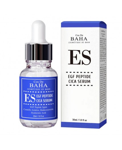 Cos De BAHA Сыворотка для лица регенерирующая с фактором роста и центеллой / EGF Peptide Cica Serum (ES), 30 мл