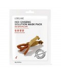 Lebelage Маска тканевая с красным женьшенем / Red Ginseng Solution Mask Pack, 25 г