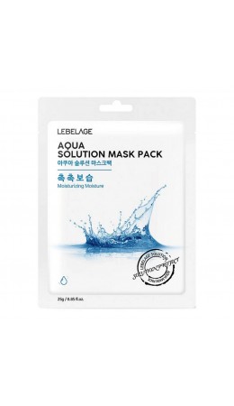 Lebelage Маска тканевая увлажняющая / Aqua Solution Mask Pack, 25 г